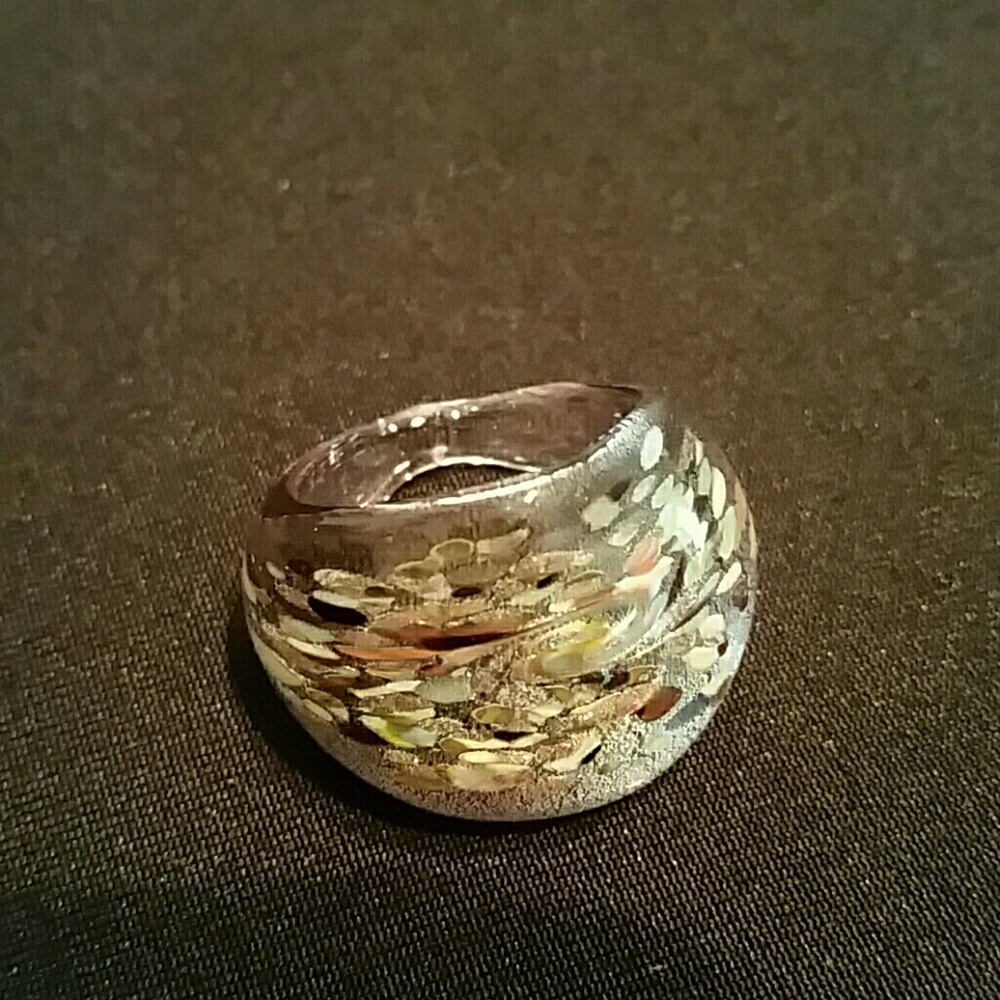 Murano Glass Rings All 4 rings included